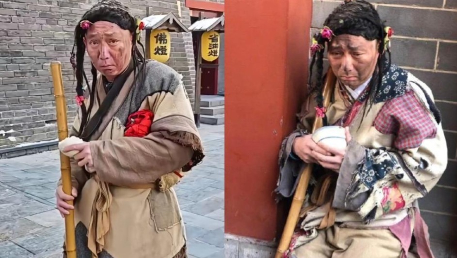 Aktor sa China naging pulubi, kumikita ngayon ng mahigit P500k kada buwan