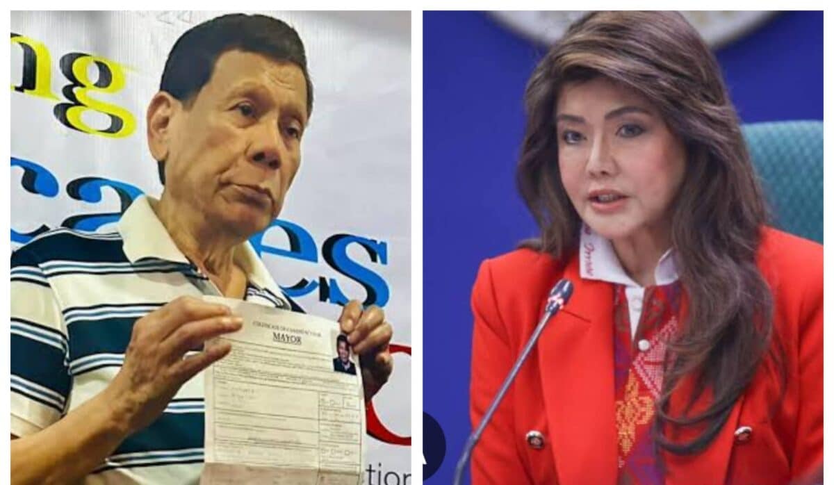 Imee Marcos tutulong na maiuwi si Rodrigo Duterte sa Pilipinas