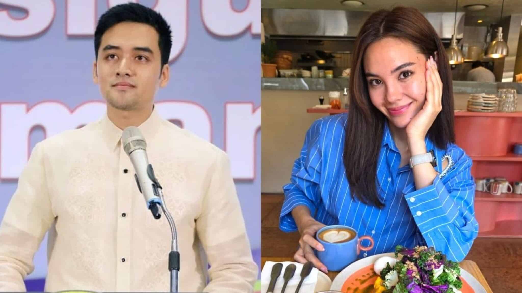 Netizens bet magkatuluyan sina Vico Sotto, Catriona Gray: ‘Perfect couple!’
